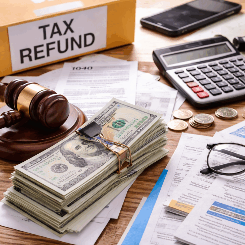 Using a Lawsuit Cash Advance to Cover Expenses While Waiting for Tax Refunds