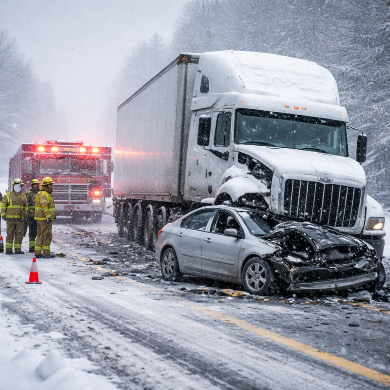 Winter Trucking Accidents: How Funding Helps Plaintiffs Facing Long Investigations